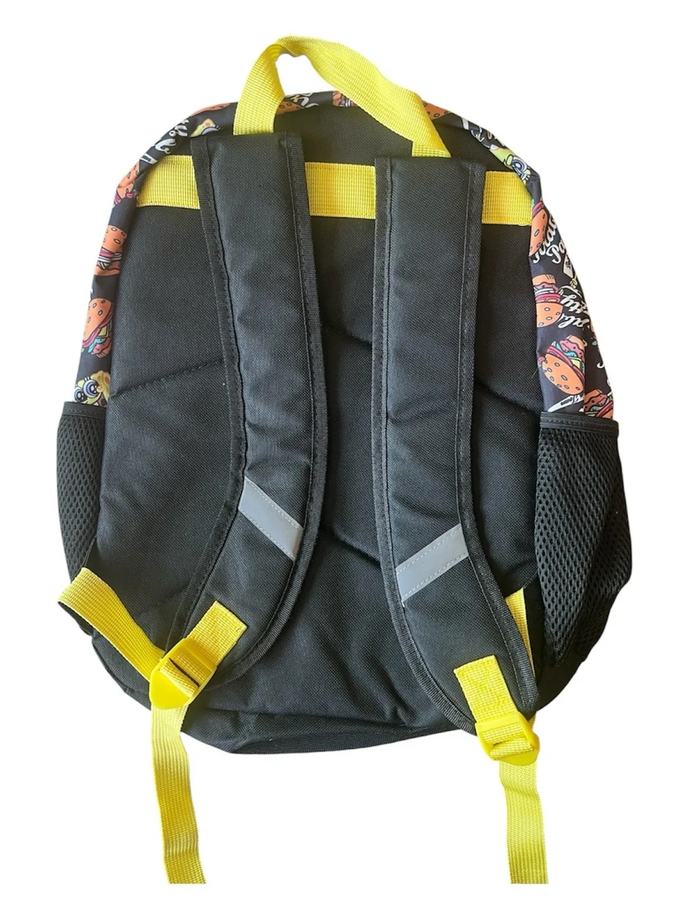 SpongeBob SquarePants Yellow Kids Backpack with krabby patty Front Pocket